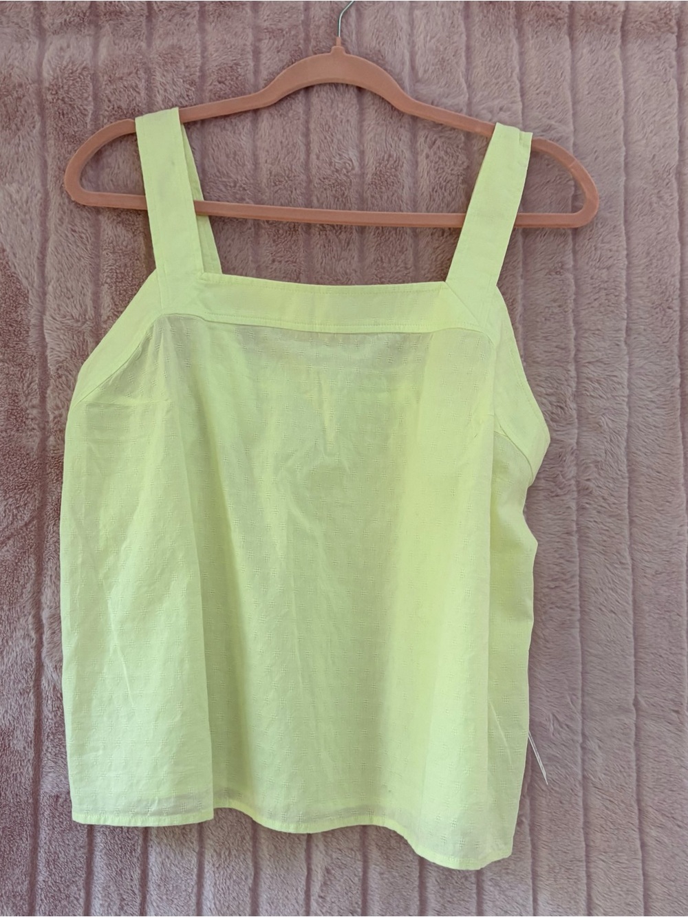 Carve Designs Light Lime Square Neck Tank - Women